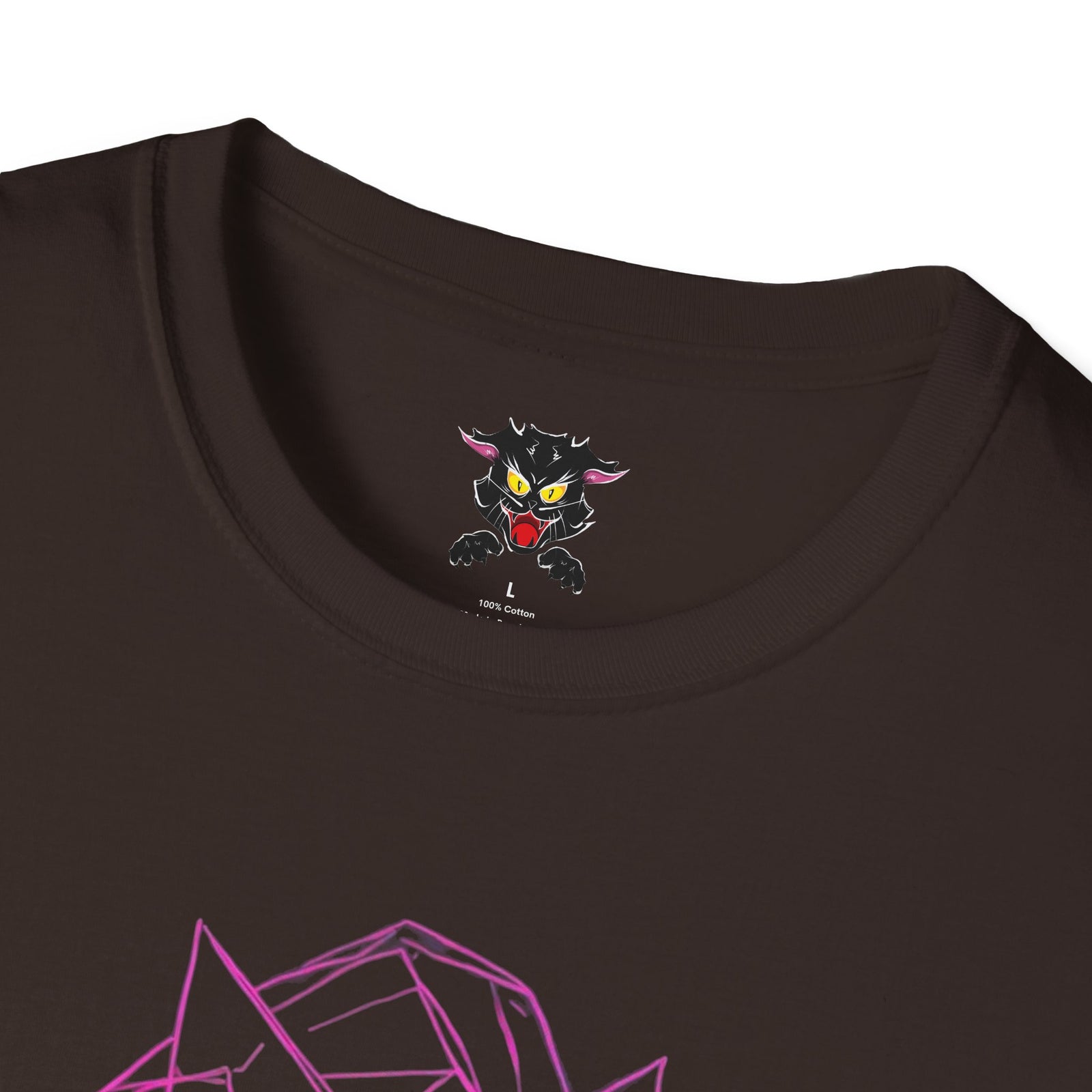 T-Shirt — Neon Cat "Jueves, Casi... casi." Retro Vaporwave Tee