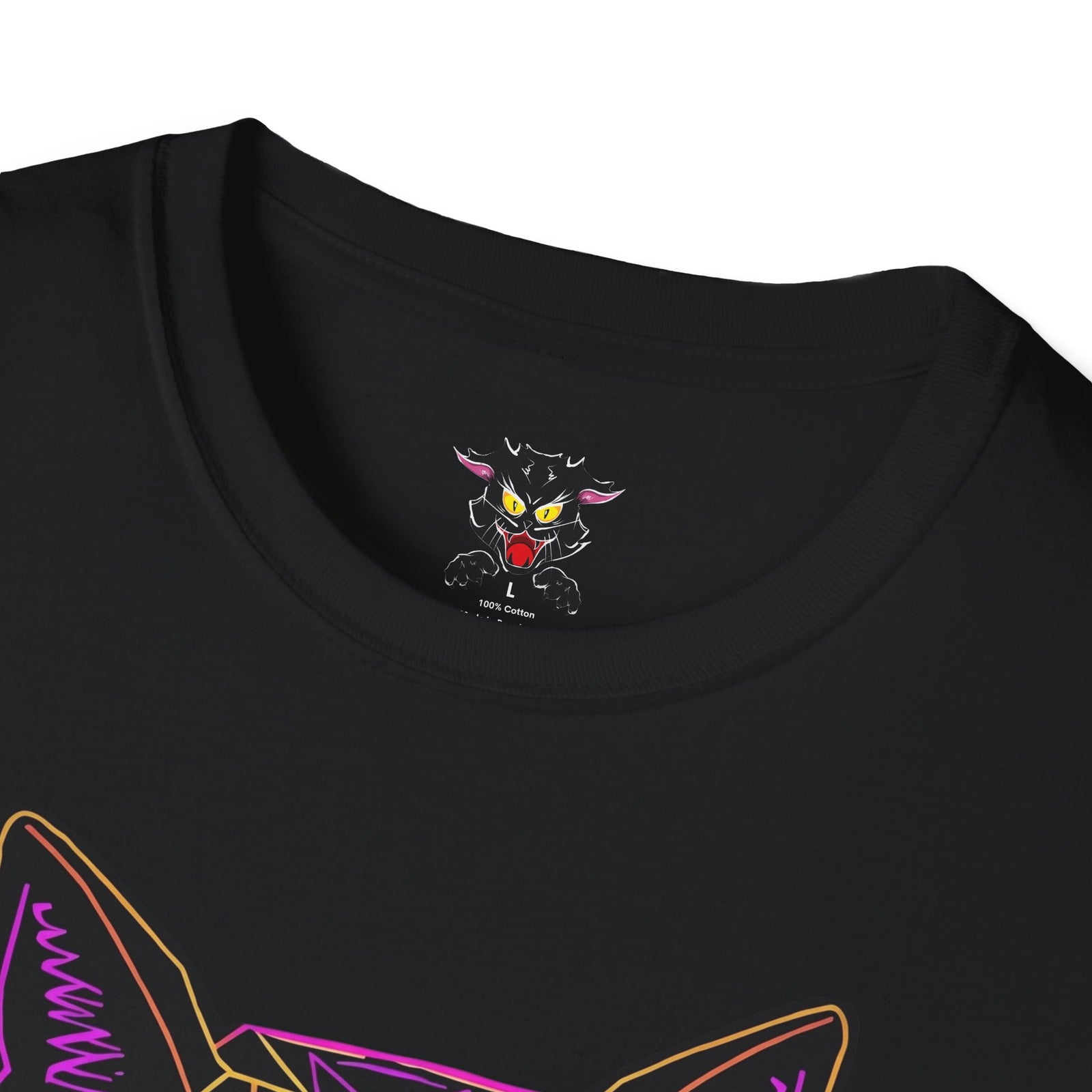 Sábado Sin Excusas Cat T-Shirt — Retro Neon Cat with Sunglasses