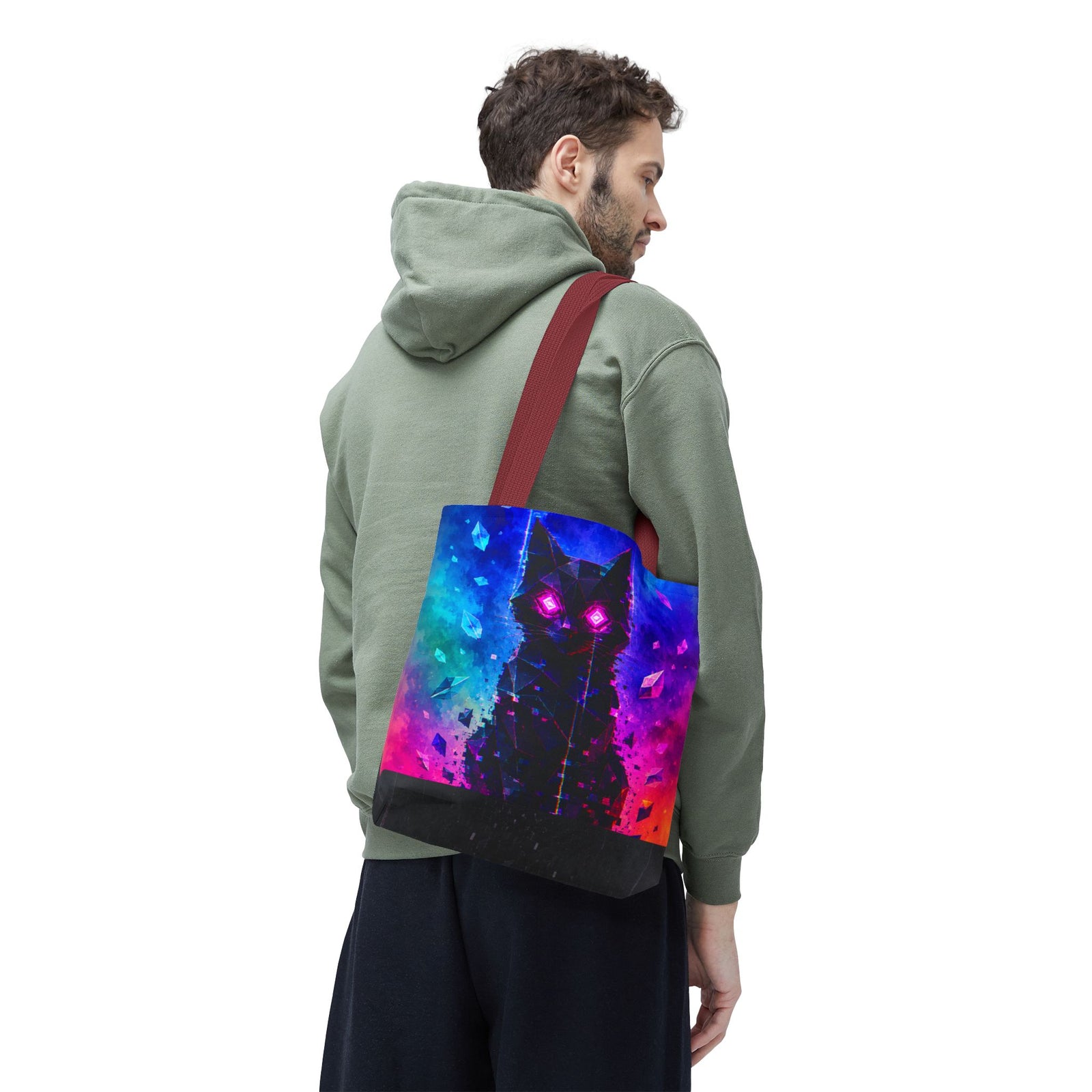 Mystic Neon Cat Tote