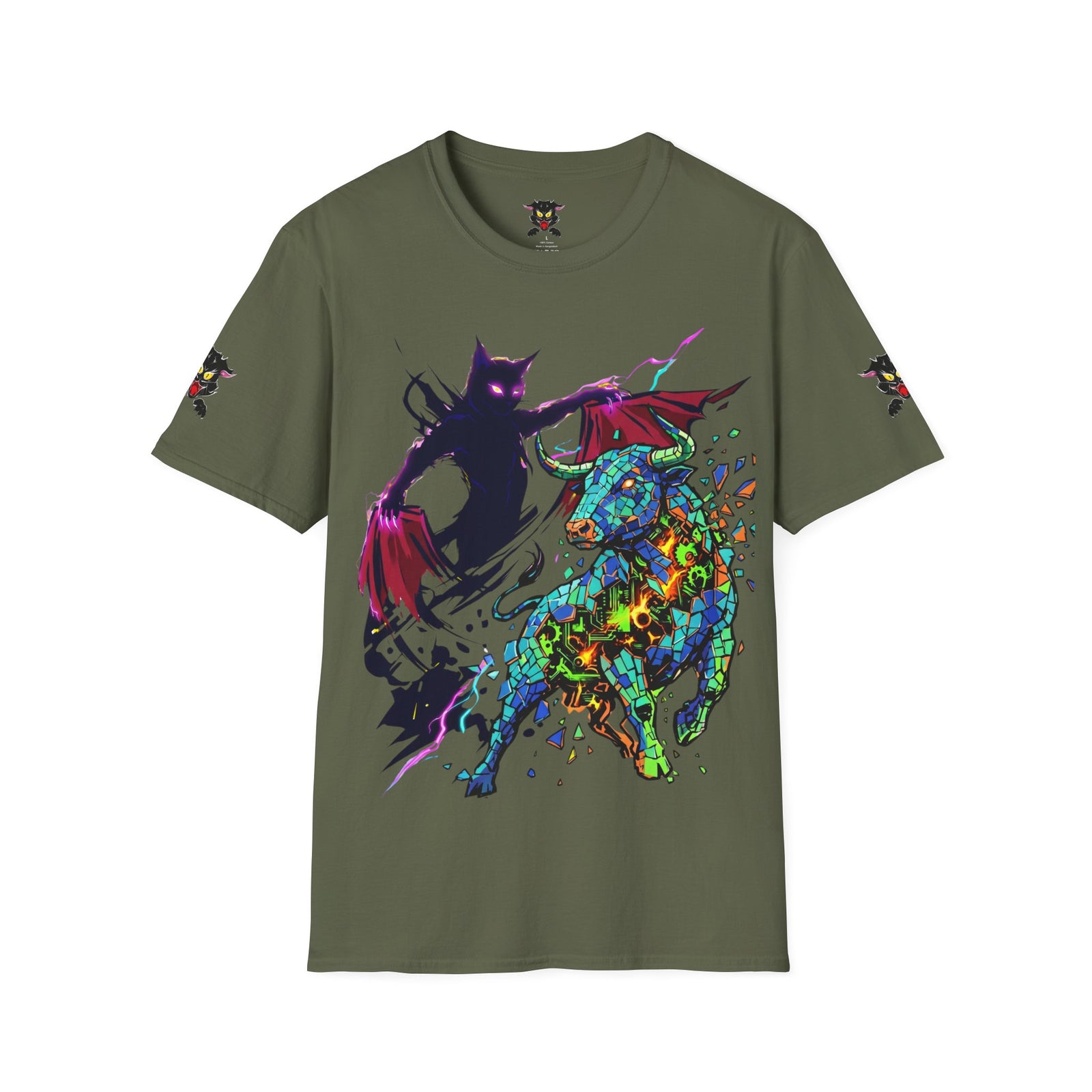 El Gato Loco — Corrida 2077 | Camiseta Gráfica Cyberpunk Edición Limitada