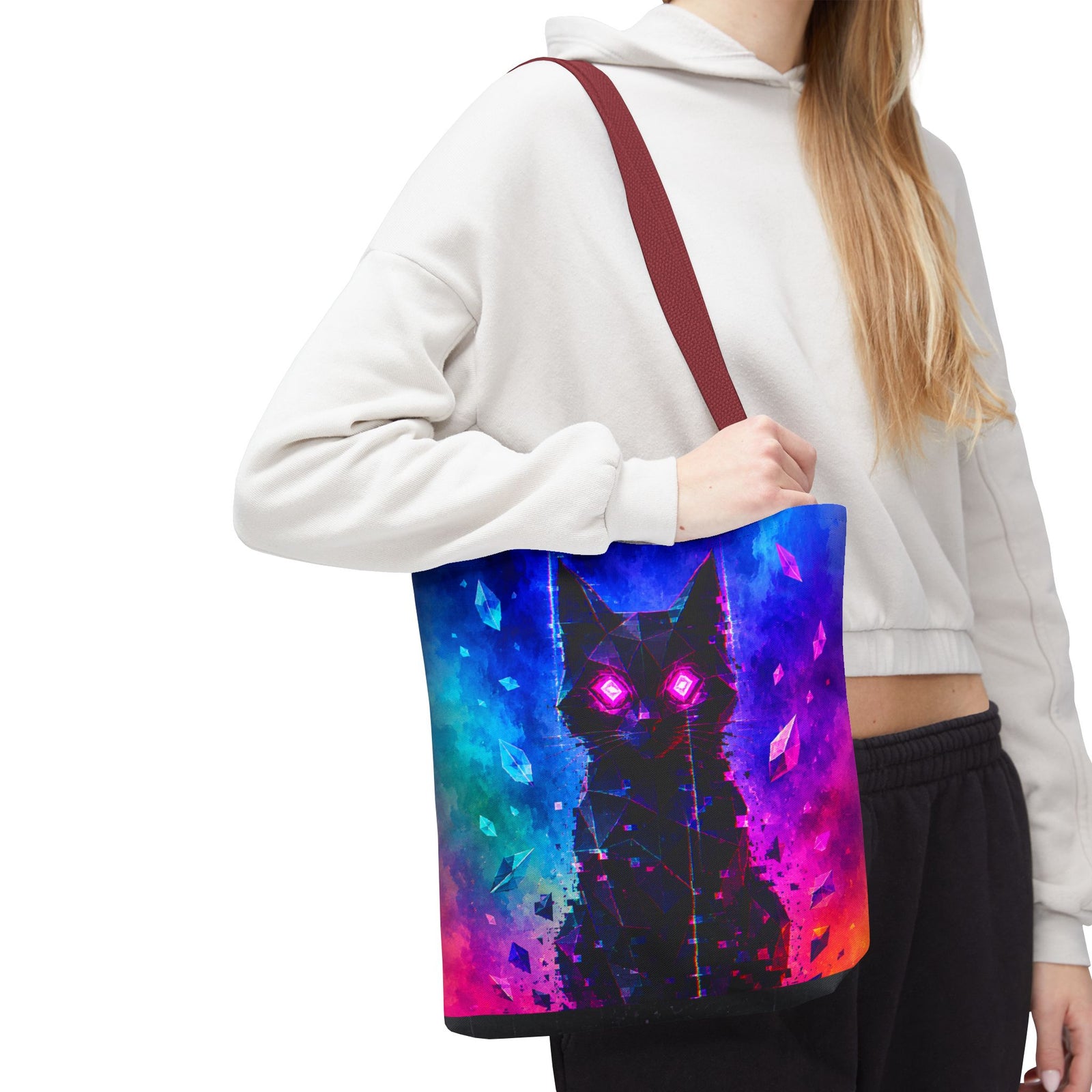 Mystic Neon Cat Tote