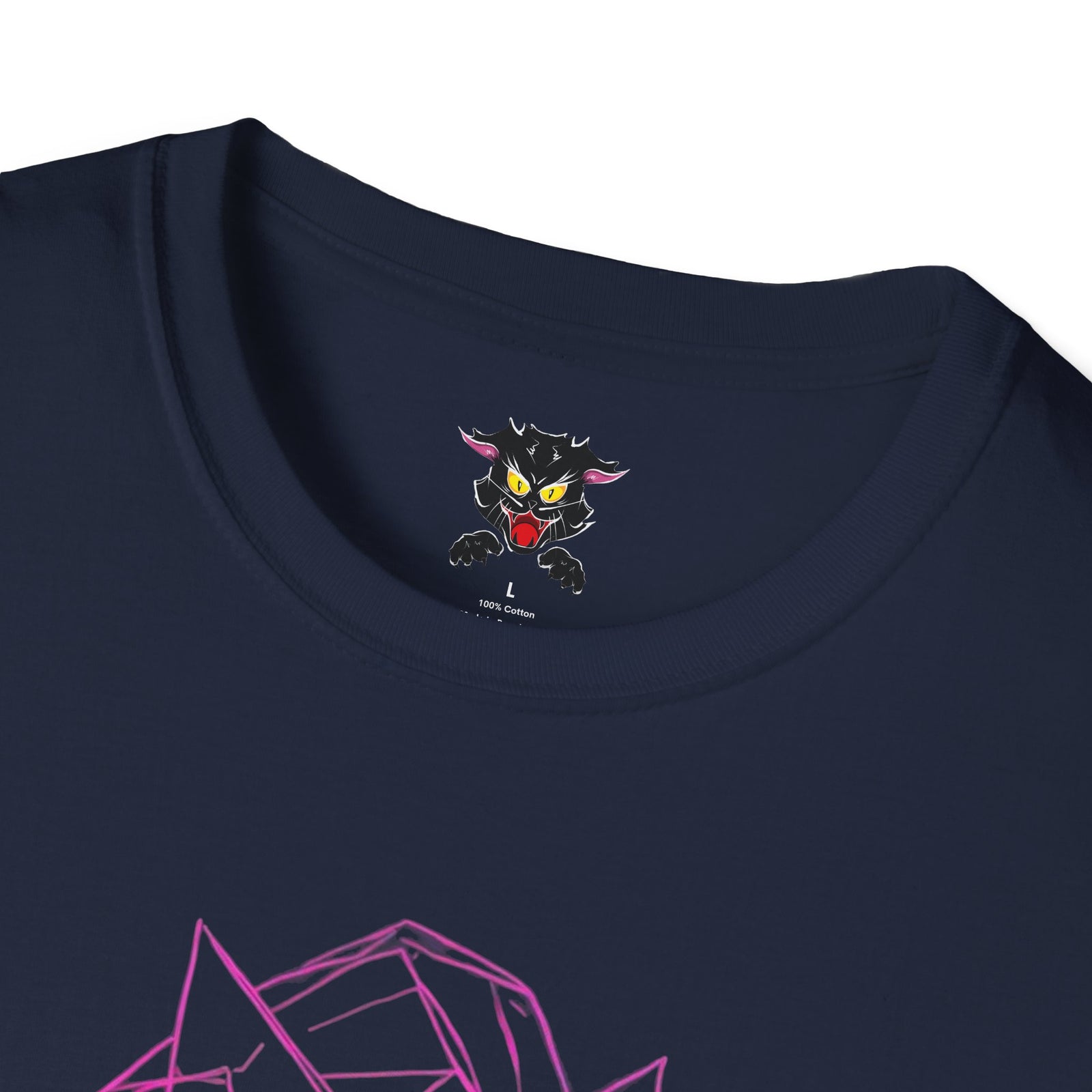 T-Shirt — Neon Cat "Jueves, Casi... casi." Retro Vaporwave Tee