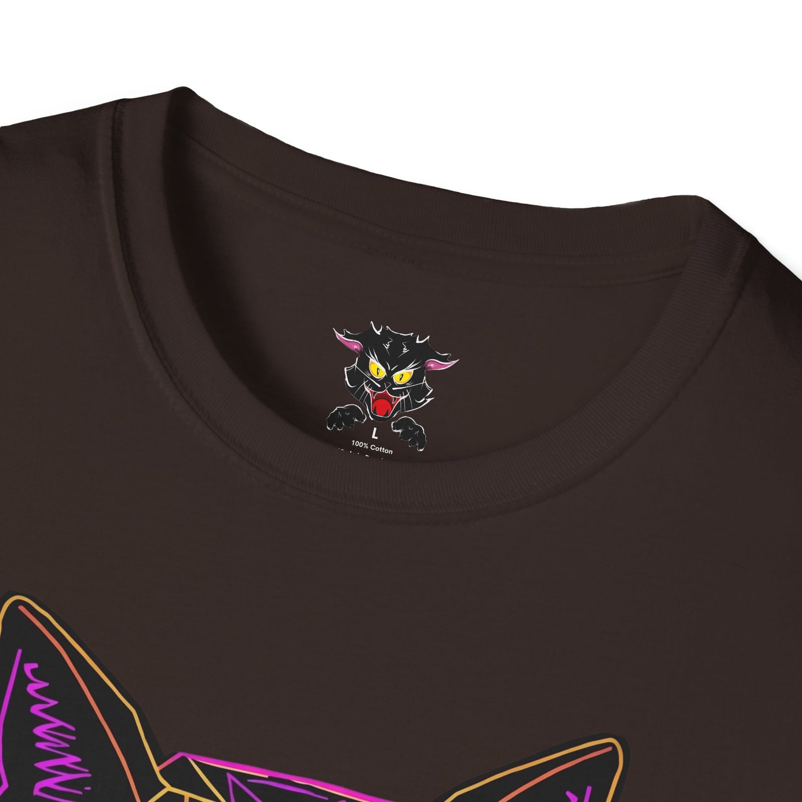 Sábado Sin Excusas Cat T-Shirt — Retro Neon Cat with Sunglasses