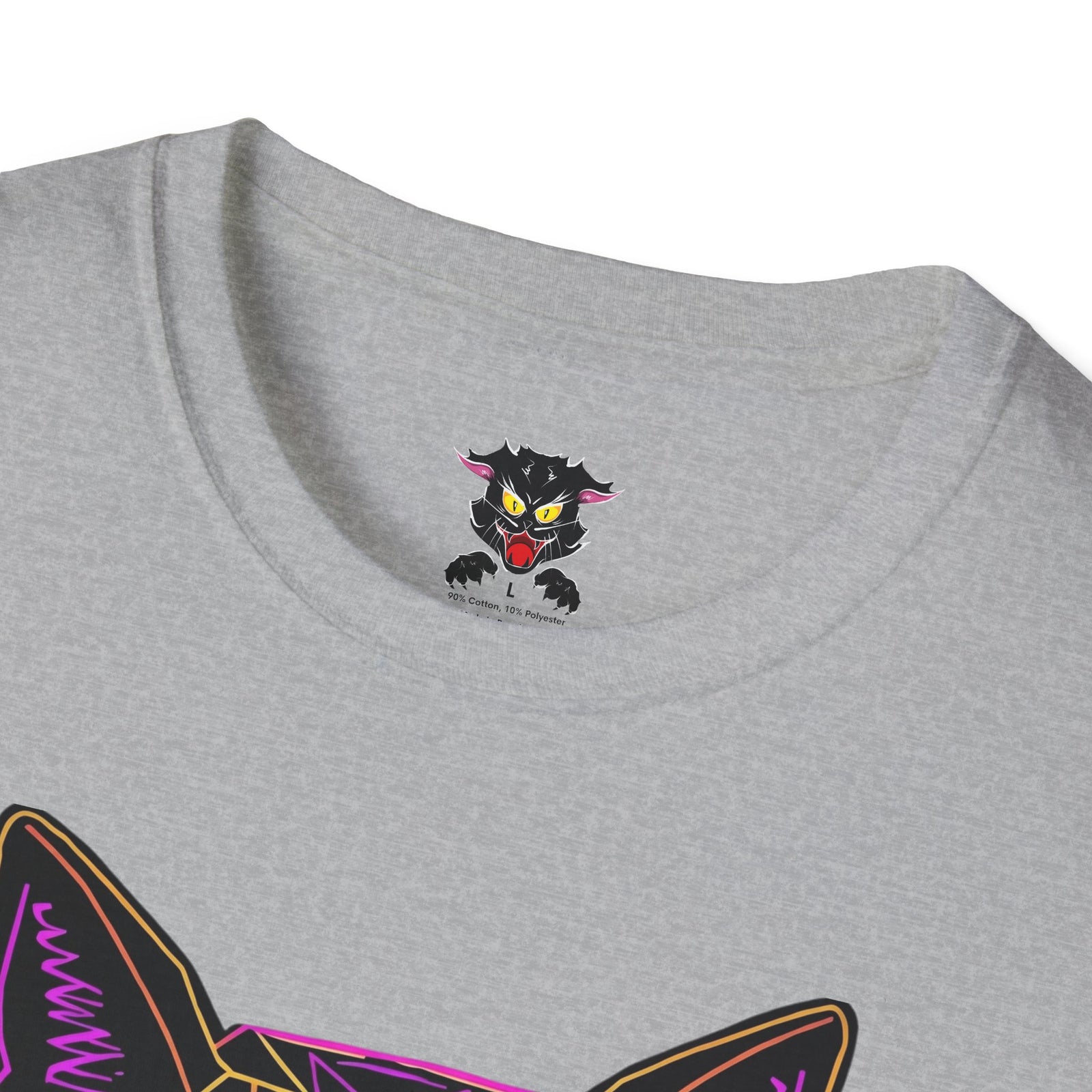 Sábado Sin Excusas Cat T-Shirt — Retro Neon Cat with Sunglasses
