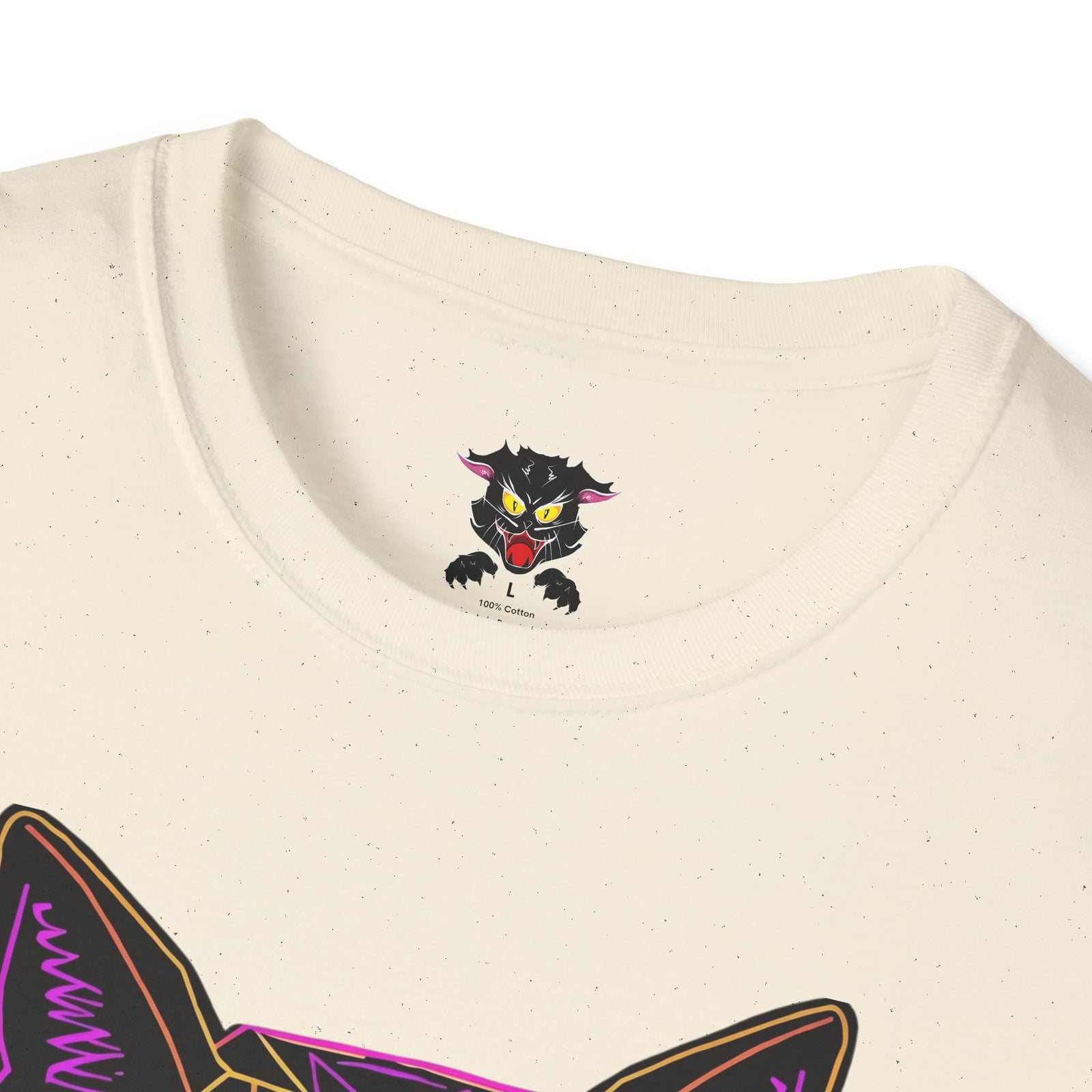 Sábado Sin Excusas Cat T-Shirt — Retro Neon Cat with Sunglasses