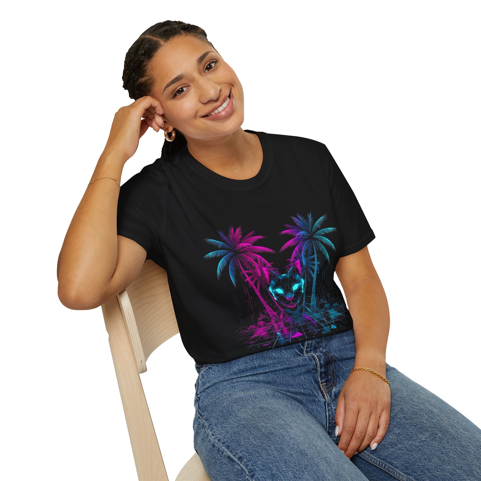 Neon Palm Demon T-Shirt