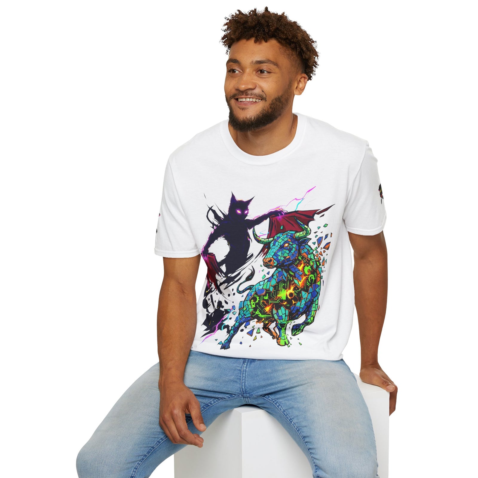 El Gato Loco — Corrida 2077 | Camiseta Gráfica Cyberpunk Edición Limitada