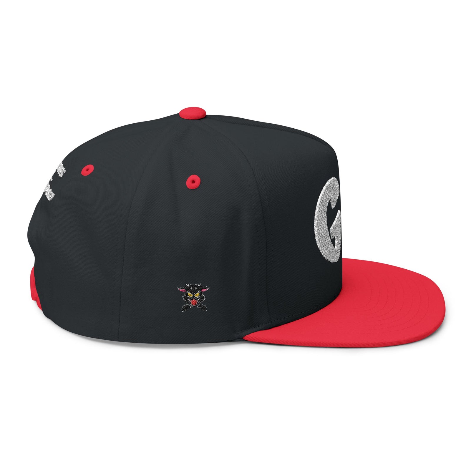 Multicolor Flat Bill Cap — Embroidered 'GL' Logo with Spanish Back Text ('Si tu no crees en ti...')
