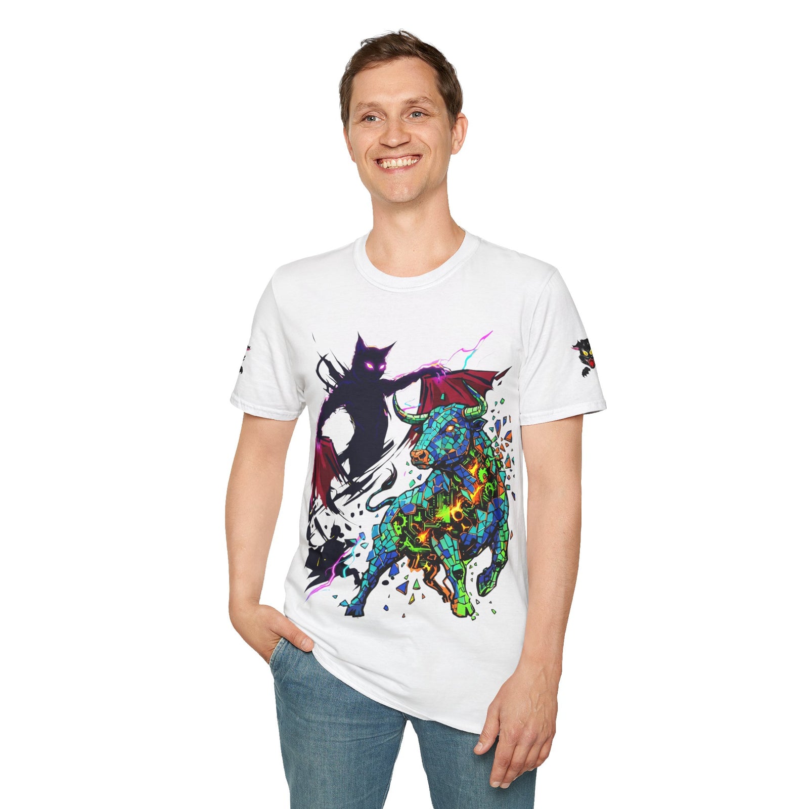 El Gato Loco — Corrida 2077 | Camiseta Gráfica Cyberpunk Edición Limitada