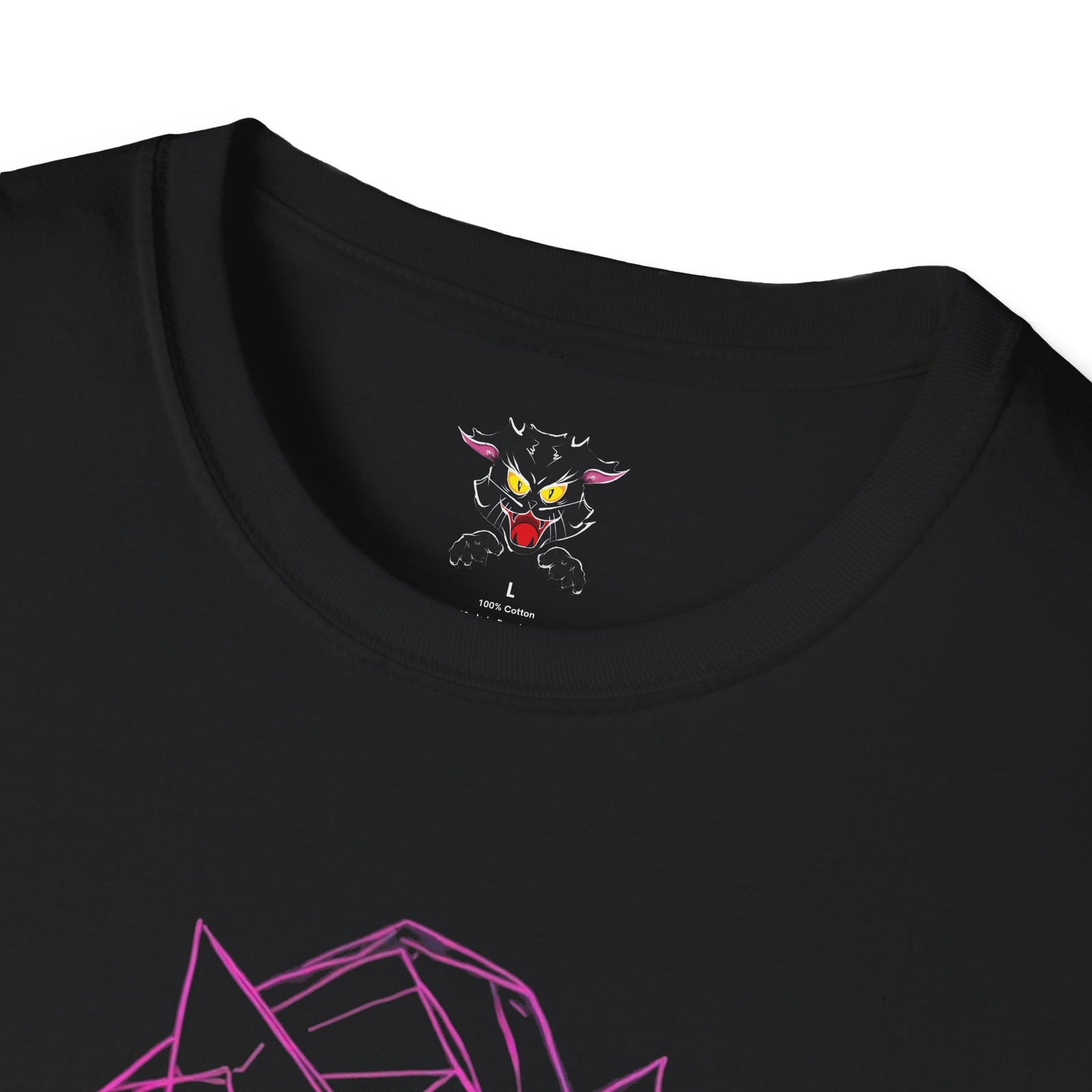T-Shirt — Neon Cat "Jueves, Casi... casi." Retro Vaporwave Tee