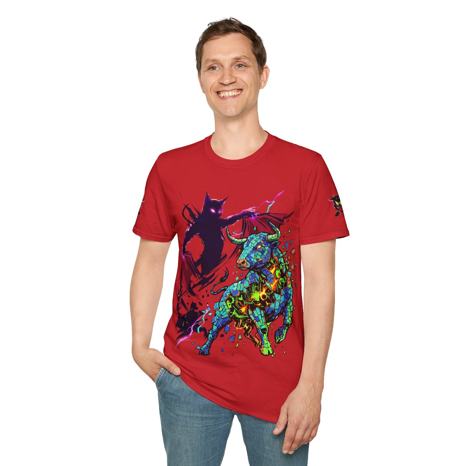 El Gato Loco — Corrida 2077 | Camiseta Gráfica Cyberpunk Edición Limitada