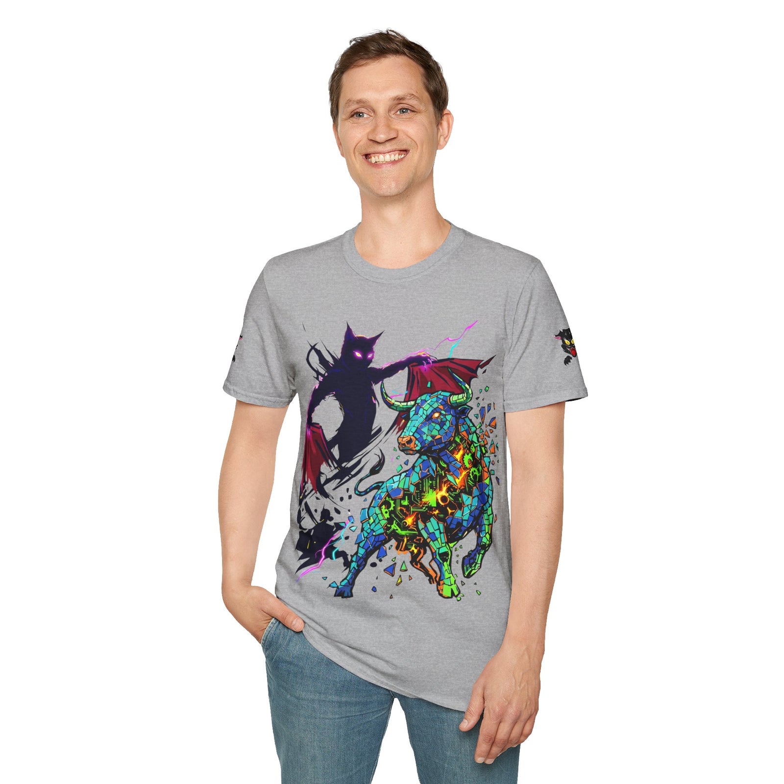 El Gato Loco — Corrida 2077 | Camiseta Gráfica Cyberpunk Edición Limitada
