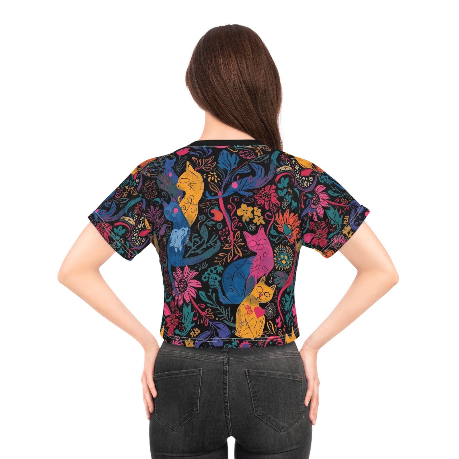 Jardín Salvaje — Crop Tee de Edición Limitada