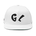 Flat Bill Cap — Embroidered 'GL' Logo with Spanish Back Text ('Si tu no crees en ti...')