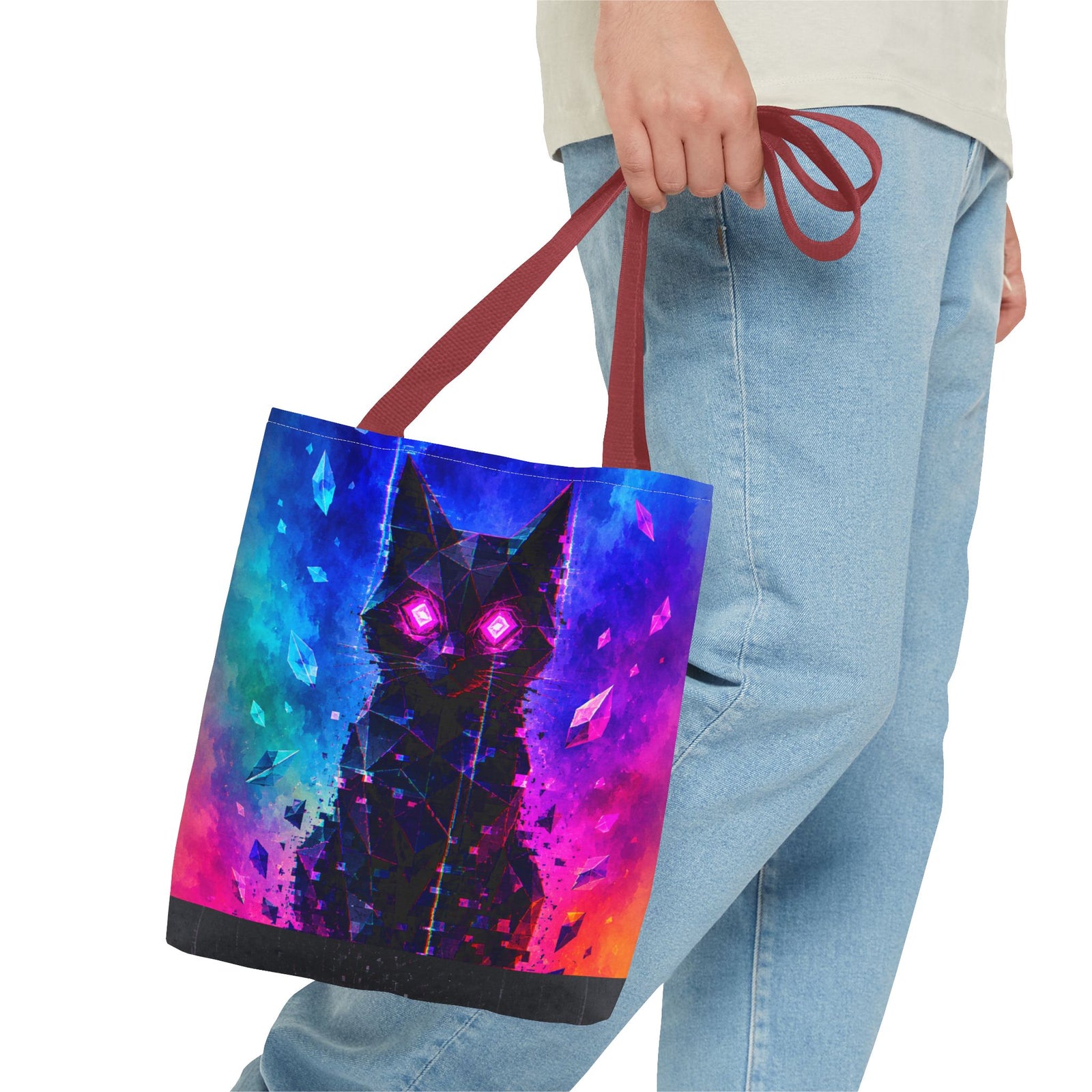 Mystic Neon Cat Tote