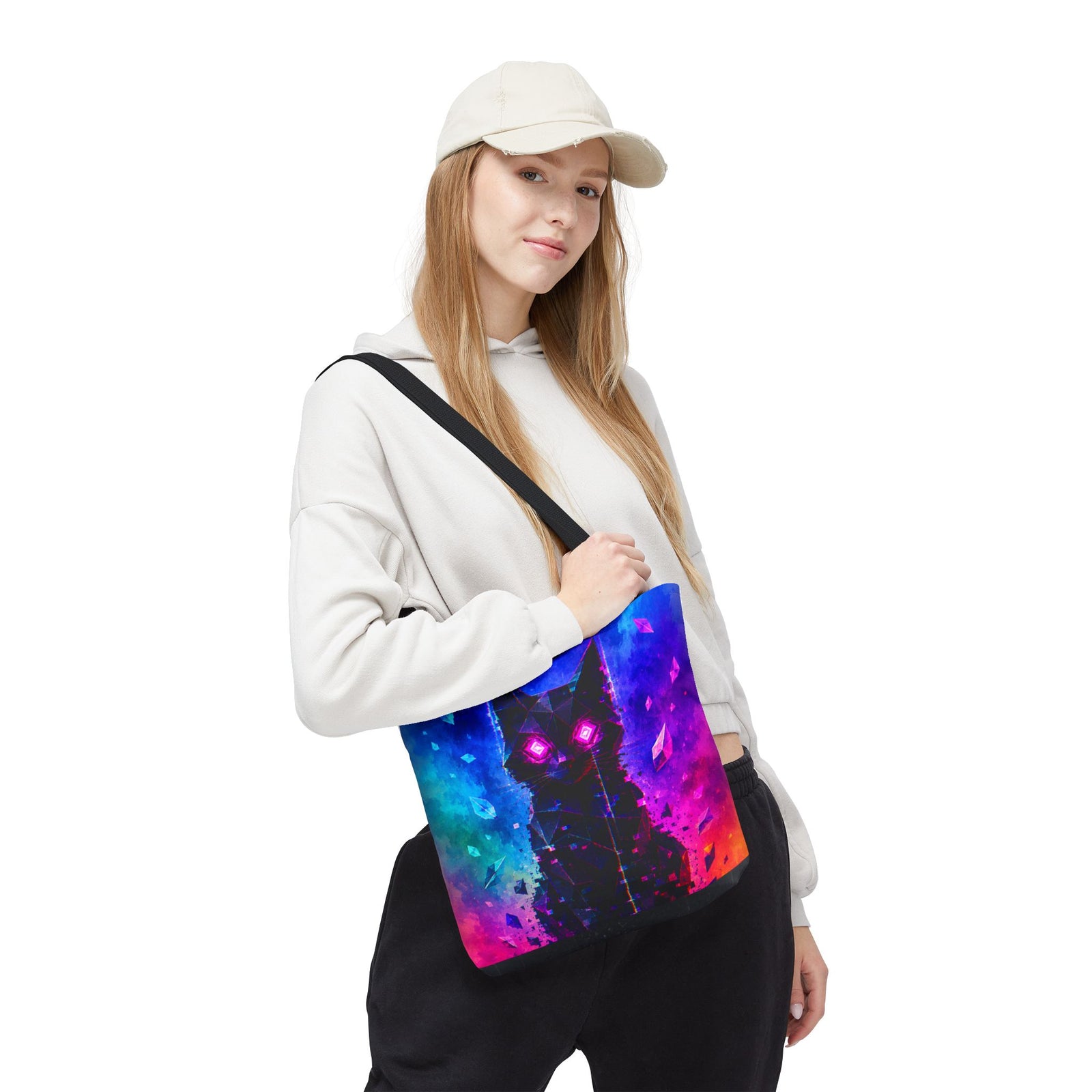 Mystic Neon Cat Tote