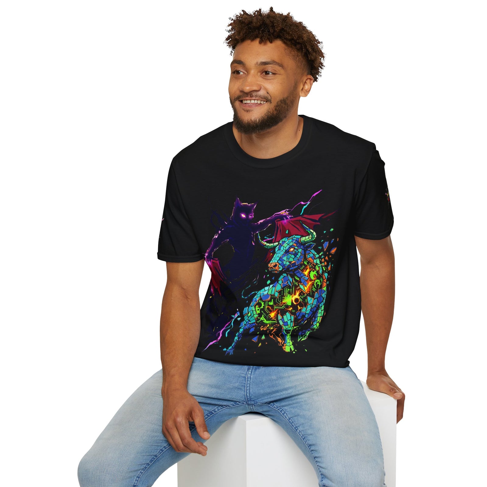 El Gato Loco — Corrida 2077 | Camiseta Gráfica Cyberpunk Edición Limitada