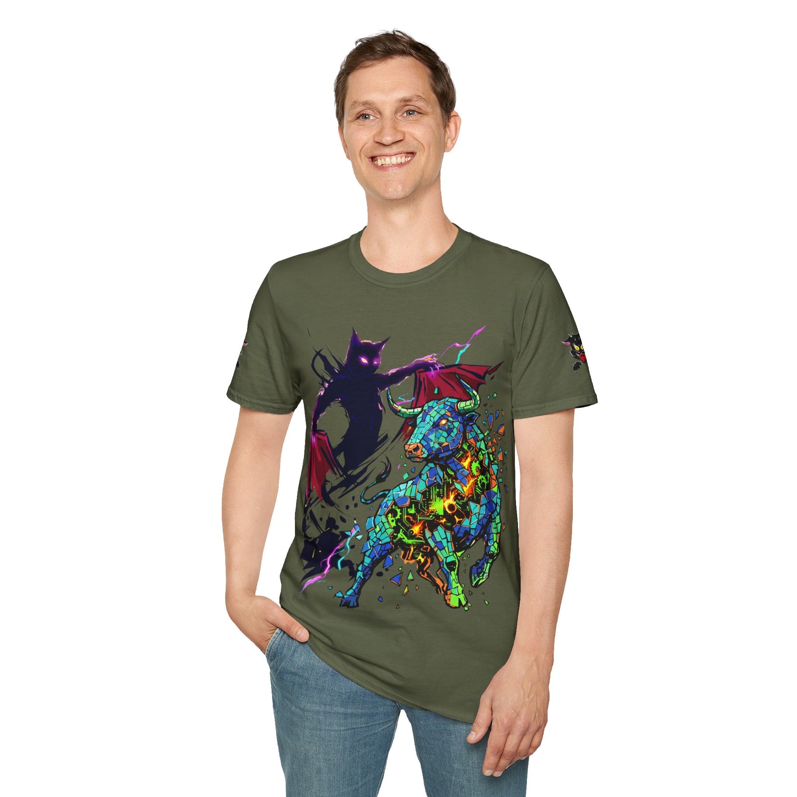 El Gato Loco — Corrida 2077 | Camiseta Gráfica Cyberpunk Edición Limitada