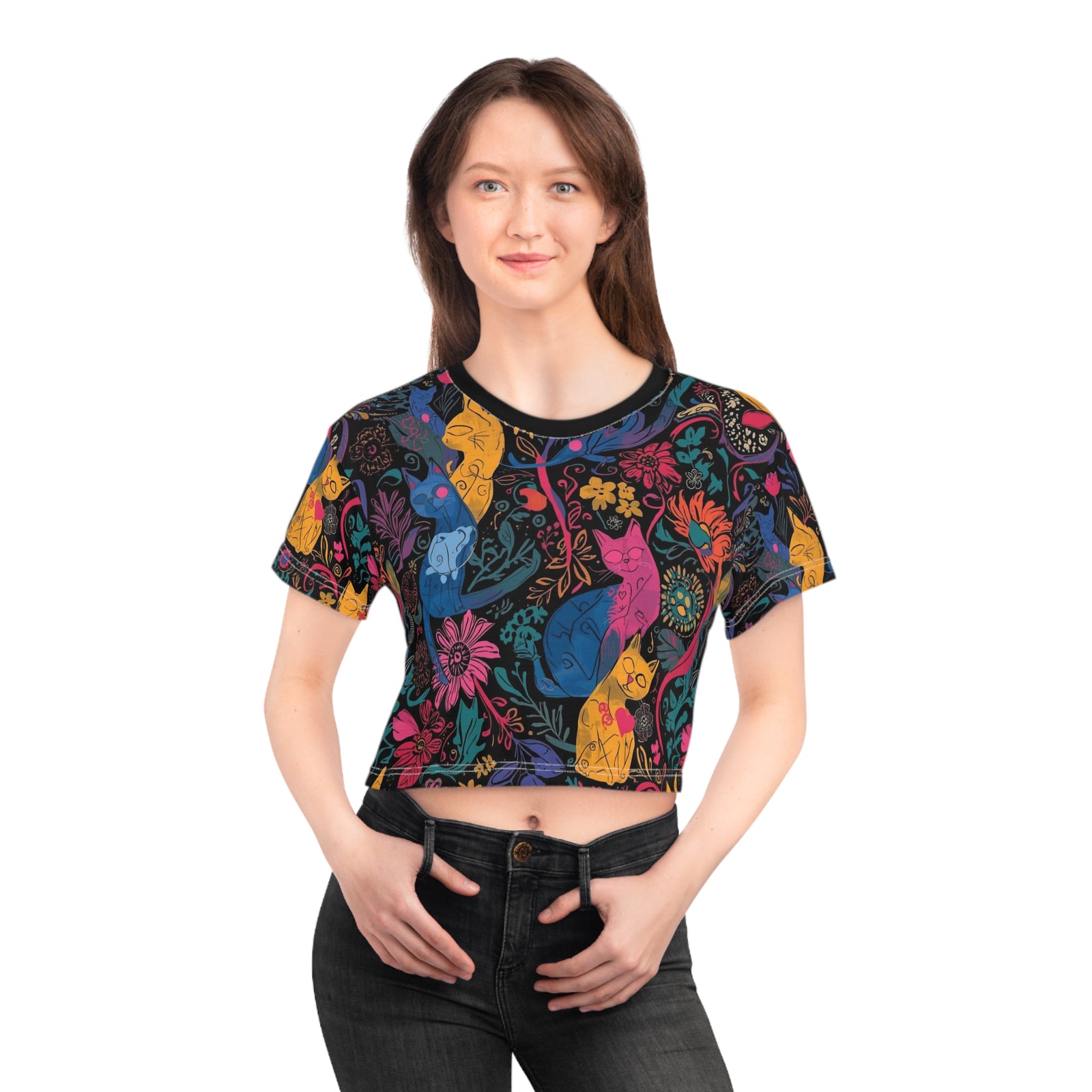 Jardín Salvaje — Crop Tee de Edición Limitada