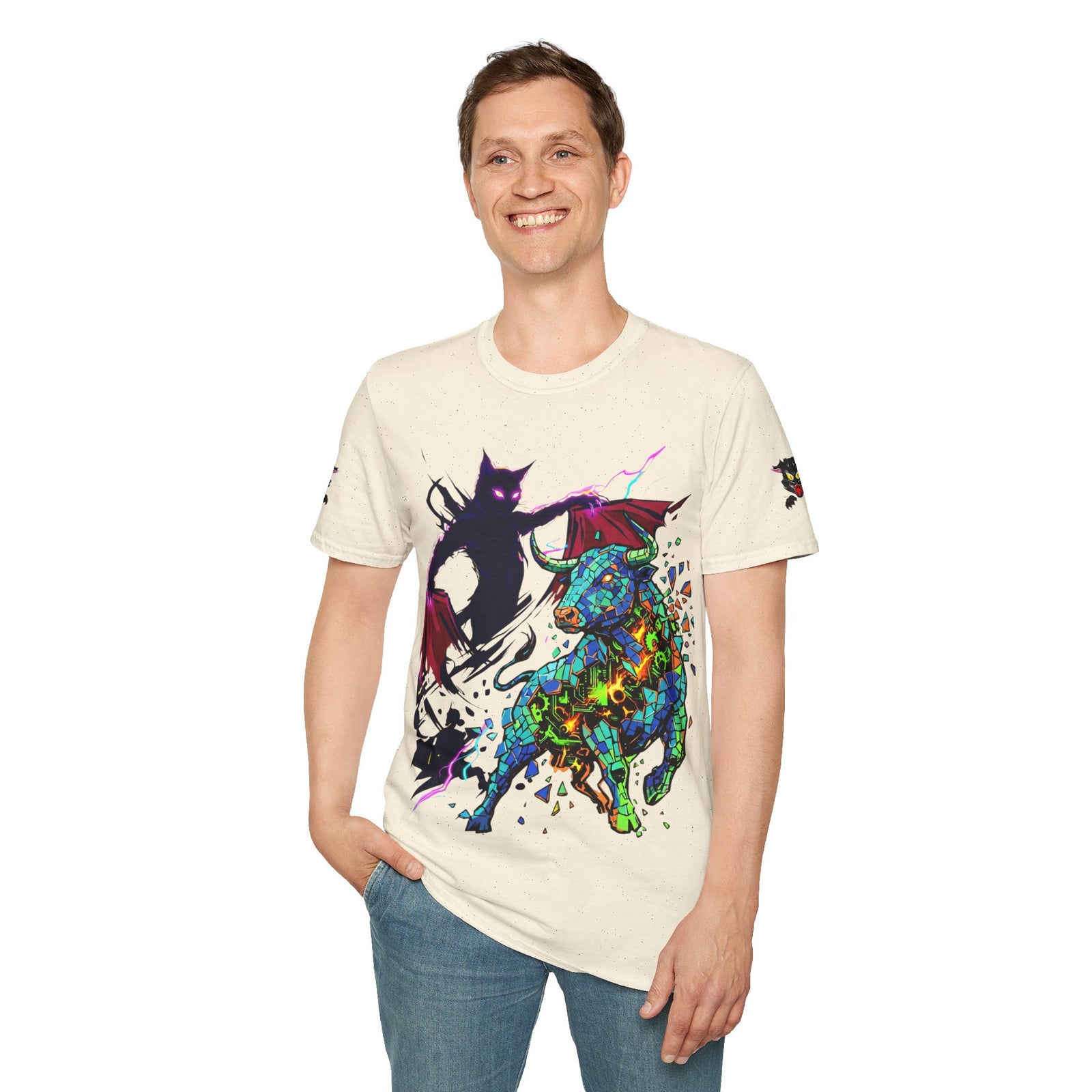 El Gato Loco — Corrida 2077 | Camiseta Gráfica Cyberpunk Edición Limitada