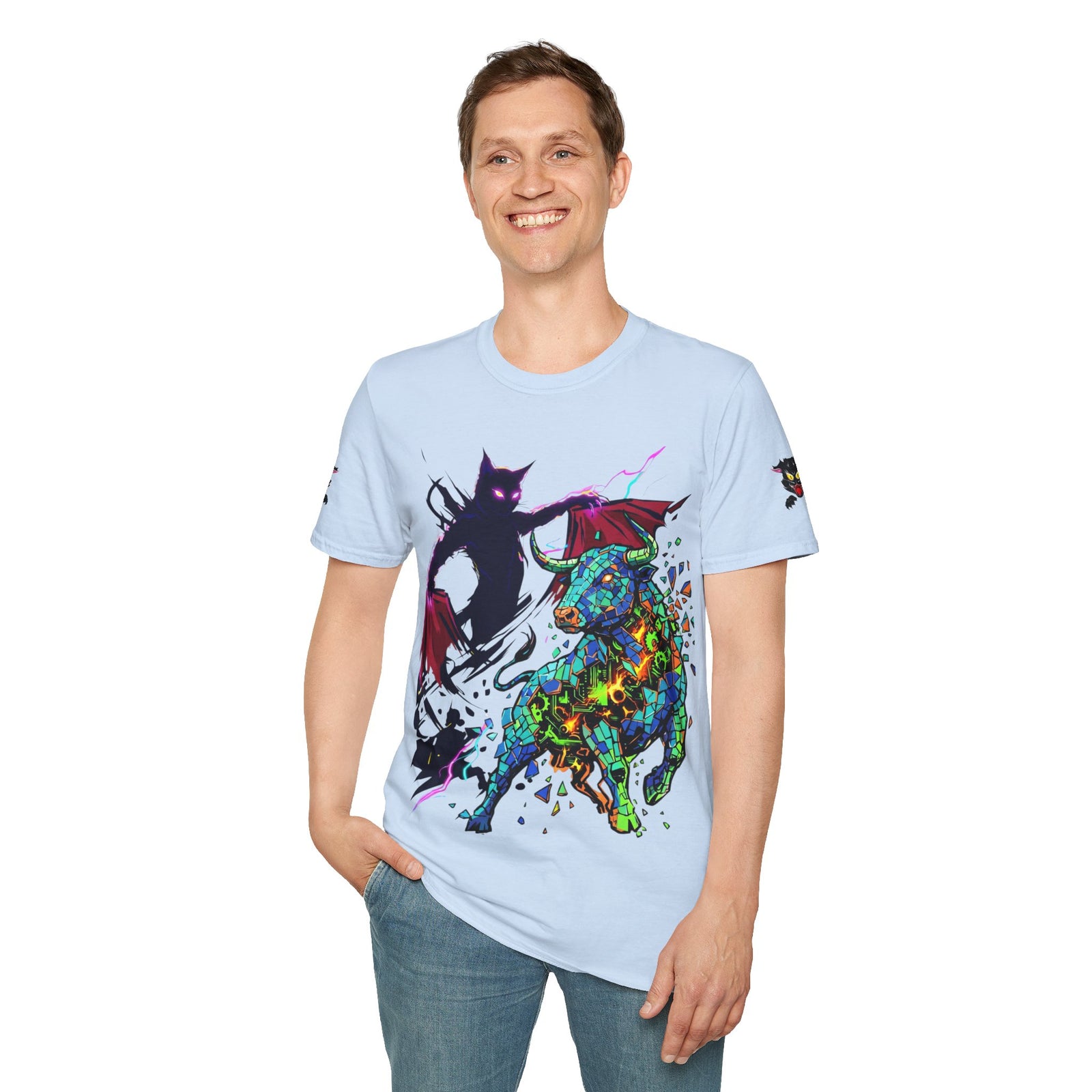 El Gato Loco — Corrida 2077 | Camiseta Gráfica Cyberpunk Edición Limitada