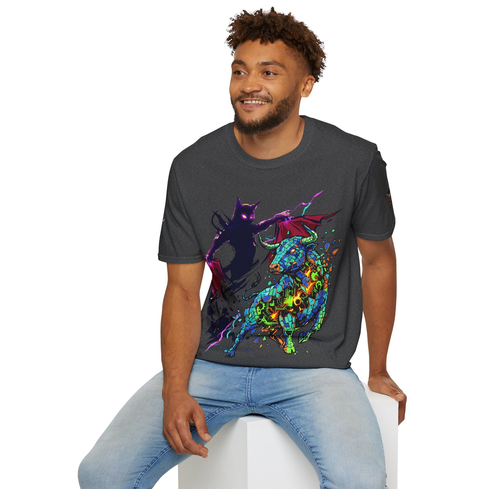 El Gato Loco — Corrida 2077 | Camiseta Gráfica Cyberpunk Edición Limitada
