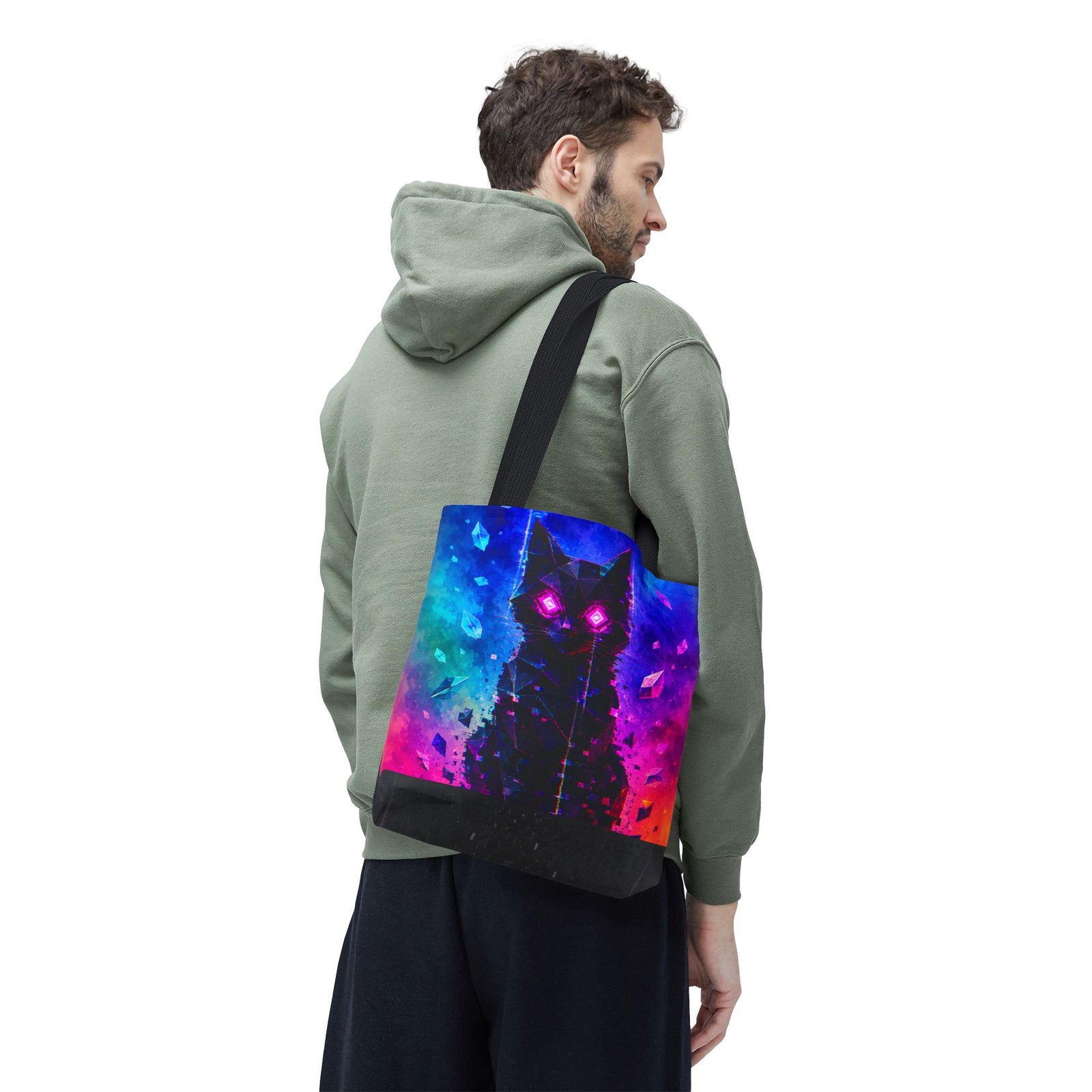 Mystic Neon Cat Tote
