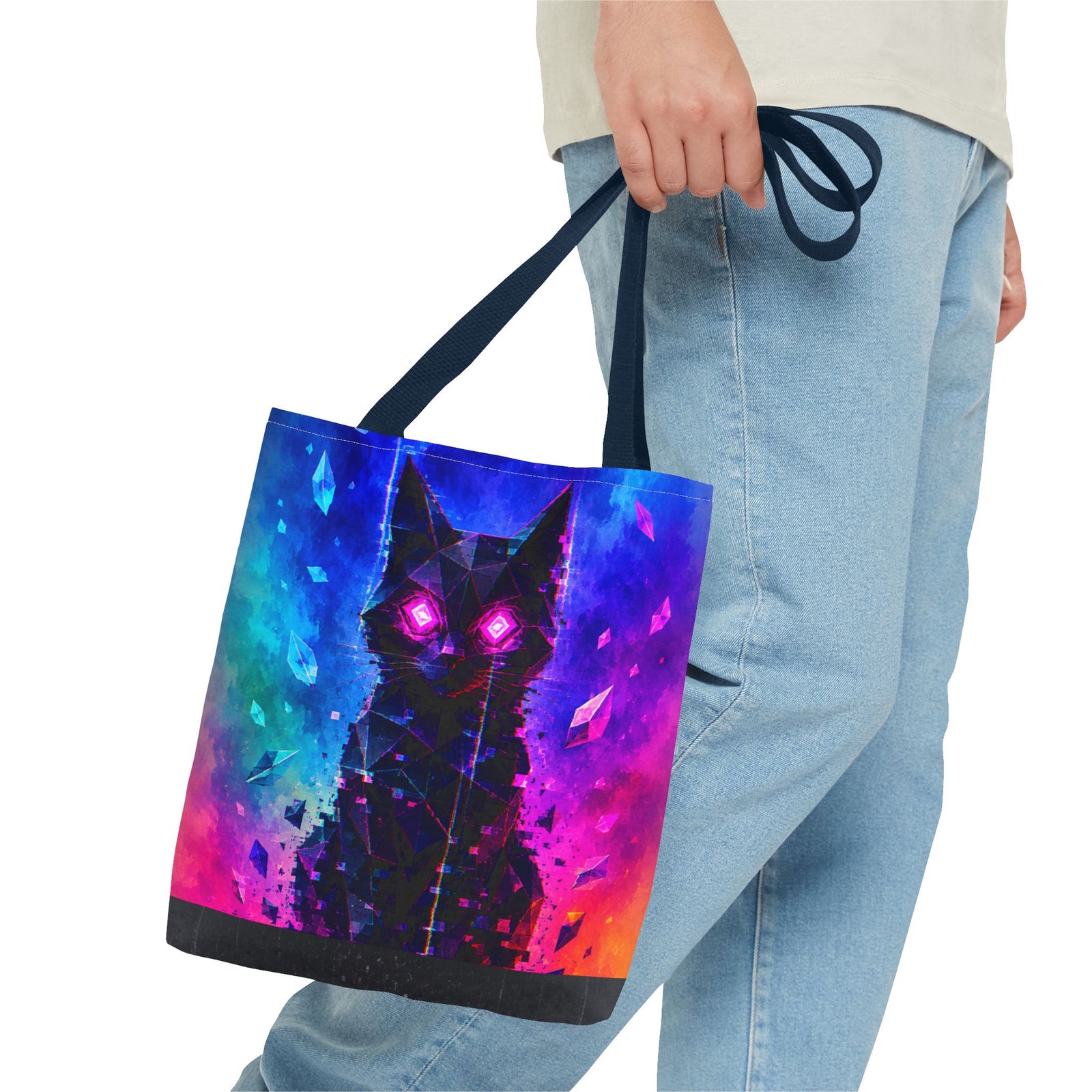 Mystic Neon Cat Tote