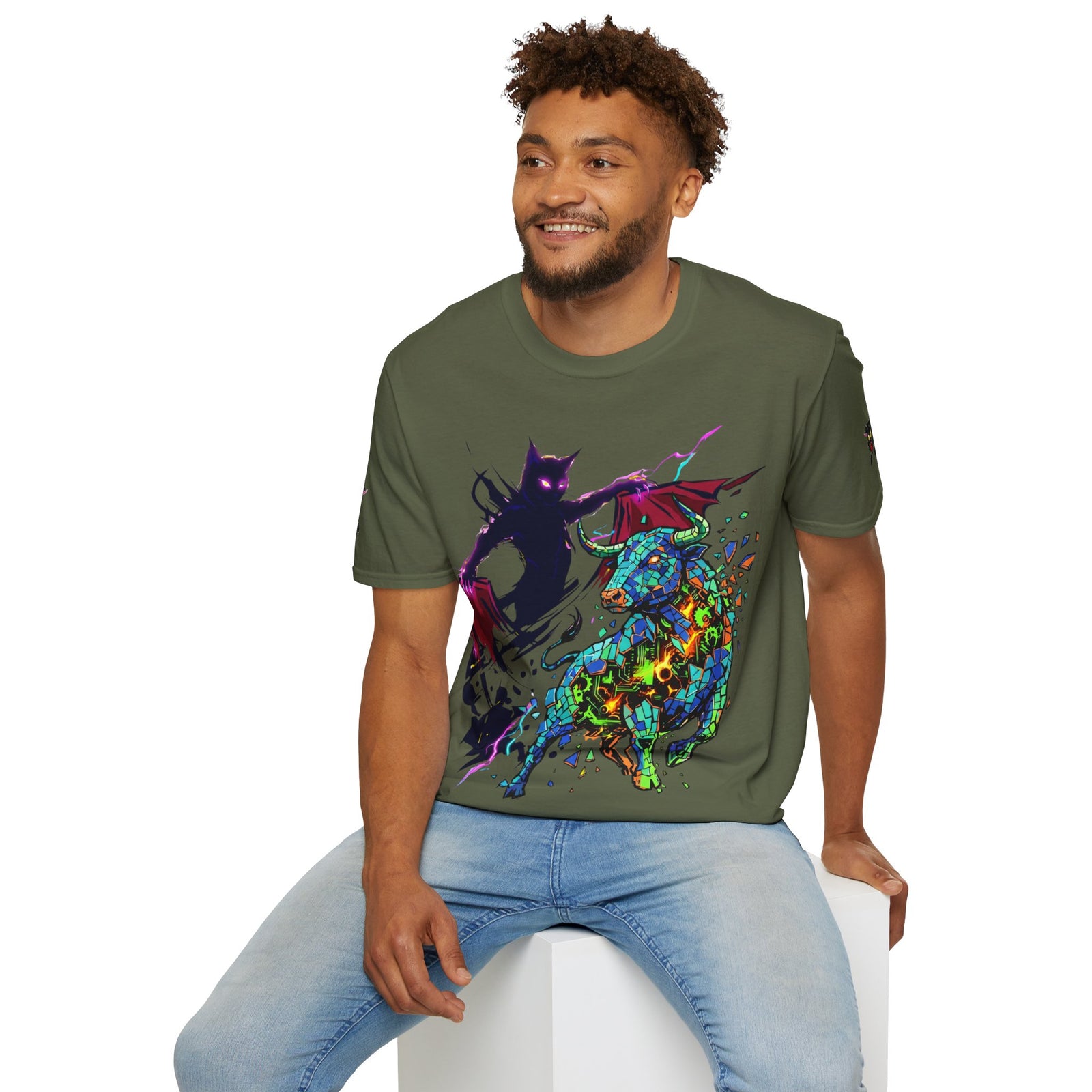 El Gato Loco — Corrida 2077 | Camiseta Gráfica Cyberpunk Edición Limitada