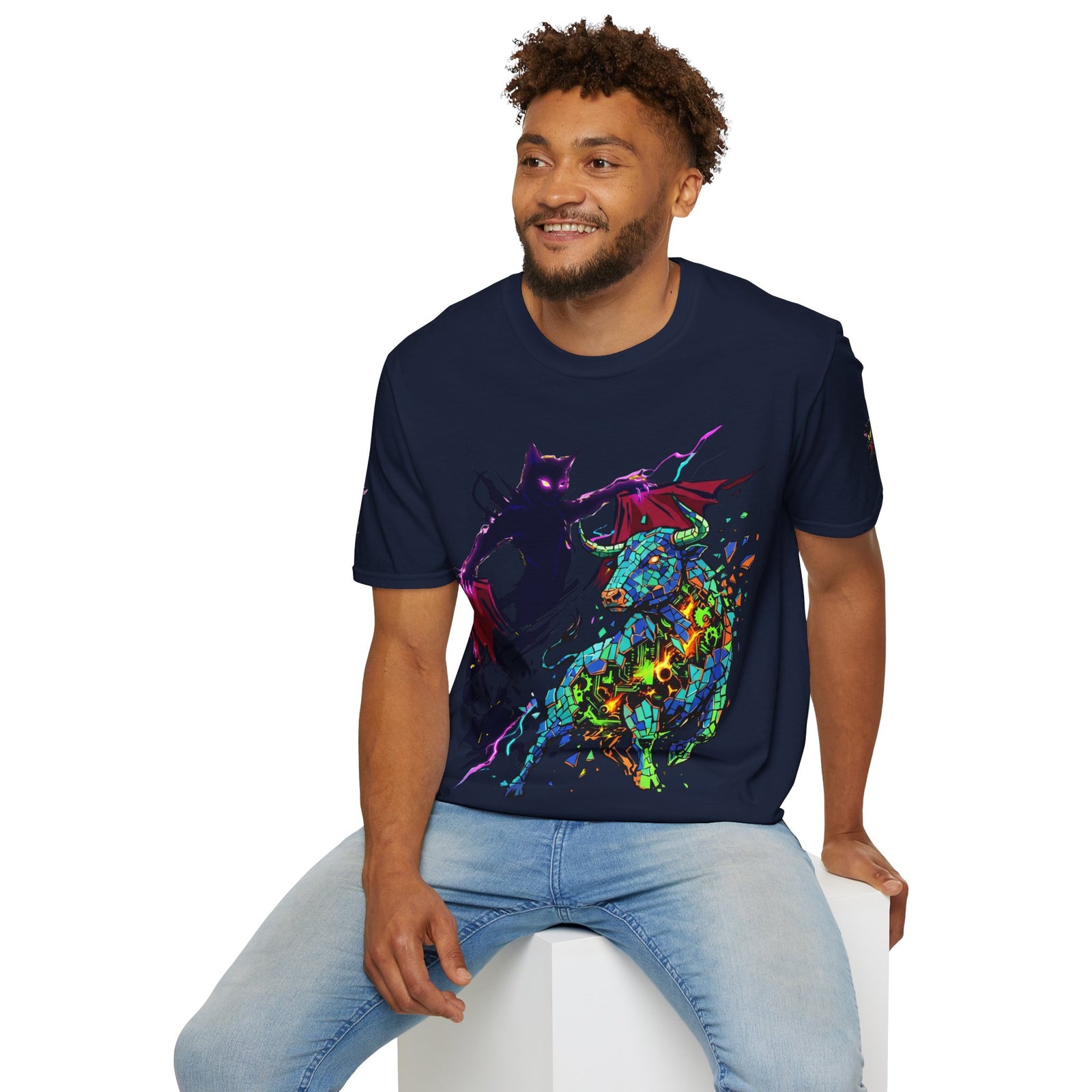 El Gato Loco — Corrida 2077 | Camiseta Gráfica Cyberpunk Edición Limitada