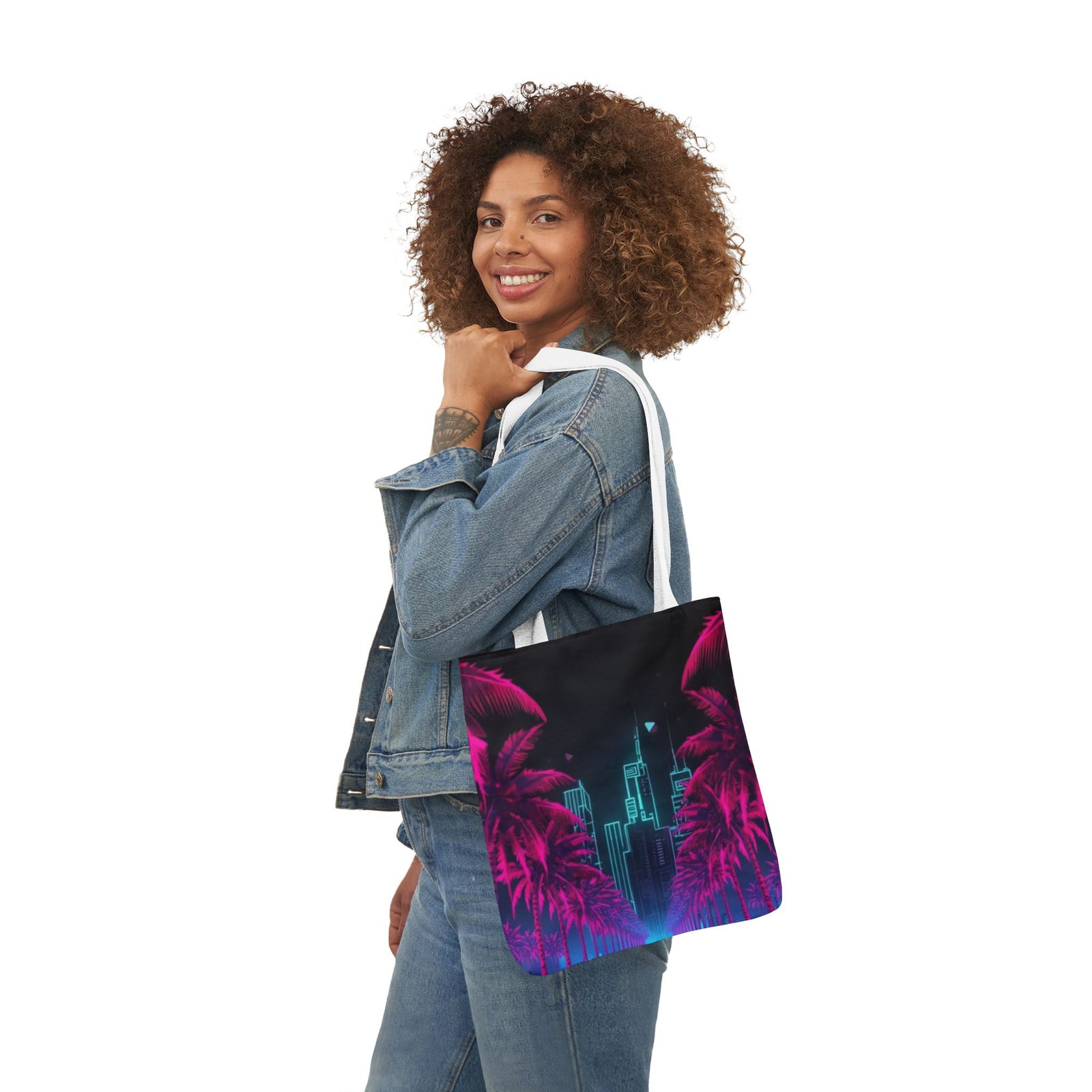 Canvas Tote Bag, 5-Color Straps