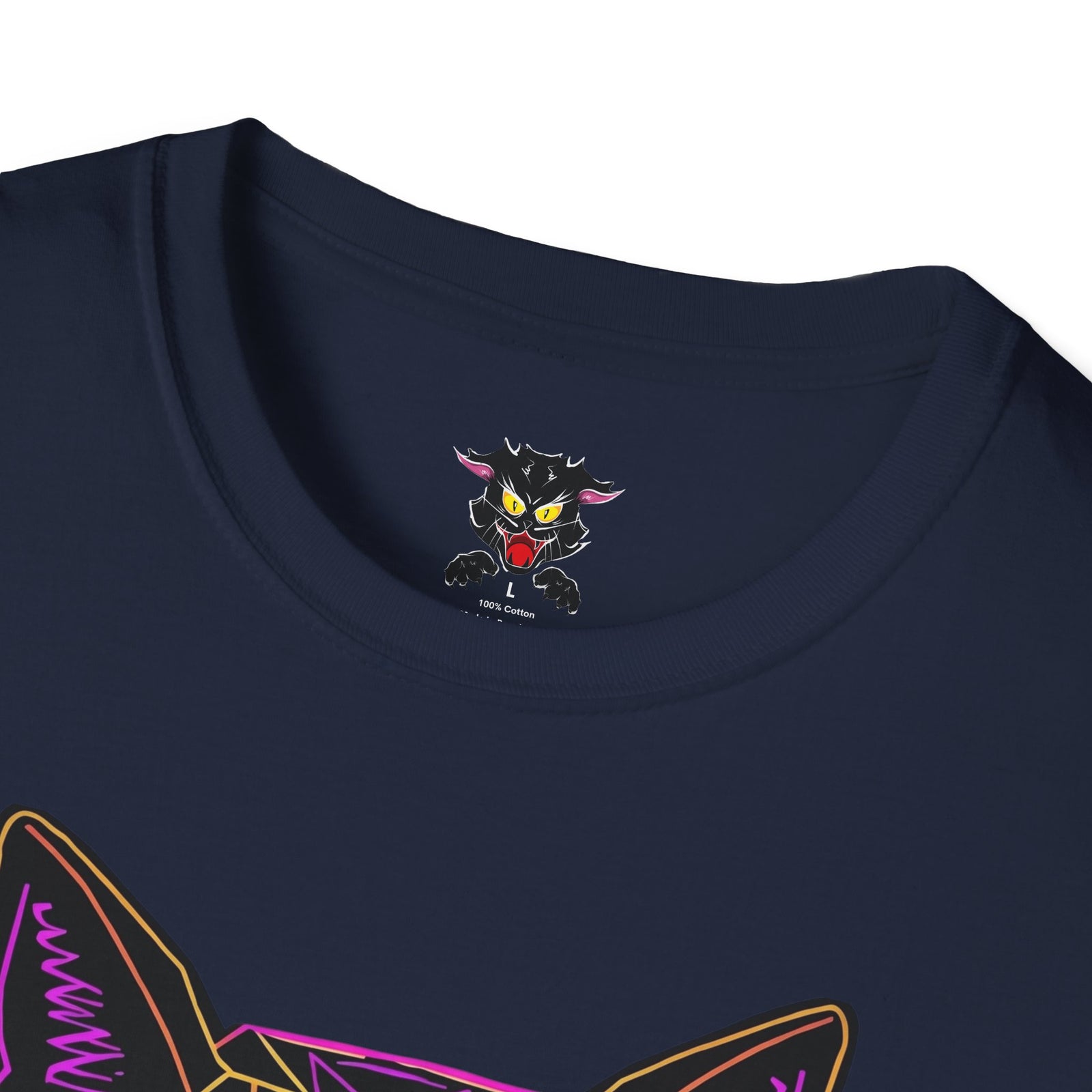 Sábado Sin Excusas Cat T-Shirt — Retro Neon Cat with Sunglasses