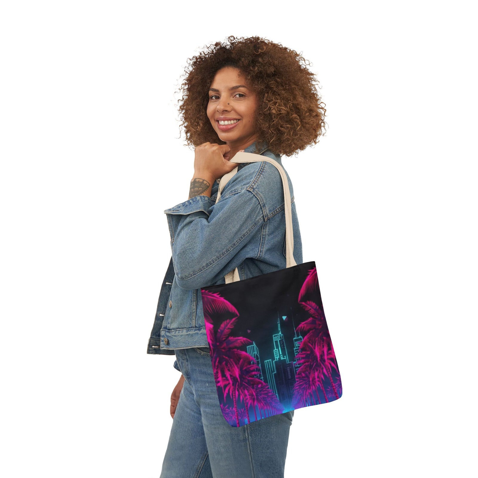 Canvas Tote Bag, 5-Color Straps