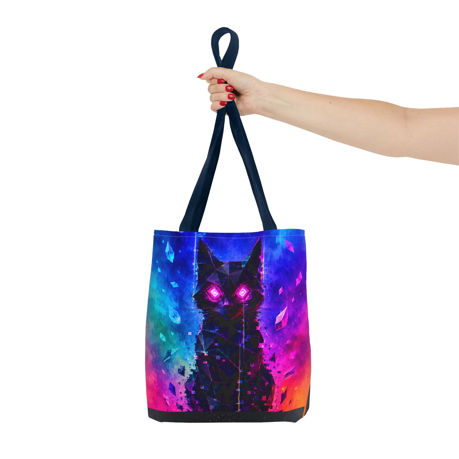 Mystic Neon Cat Tote