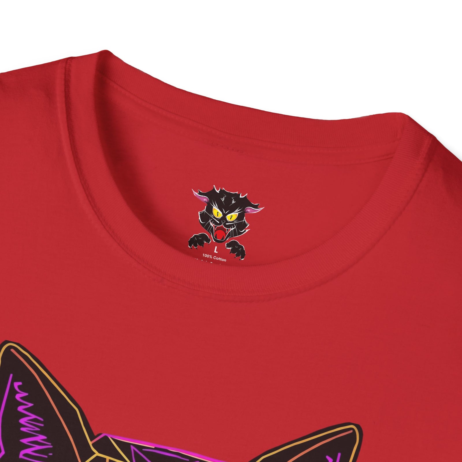 Sábado Sin Excusas Cat T-Shirt — Retro Neon Cat with Sunglasses