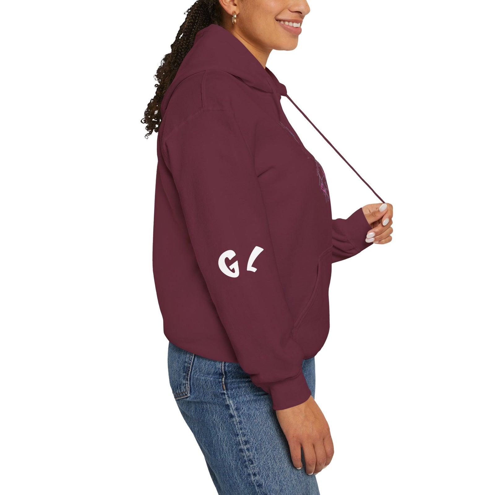 Neon Cat Hoodie - Vaporwave Retro Cat Graphic Sweatshirt
