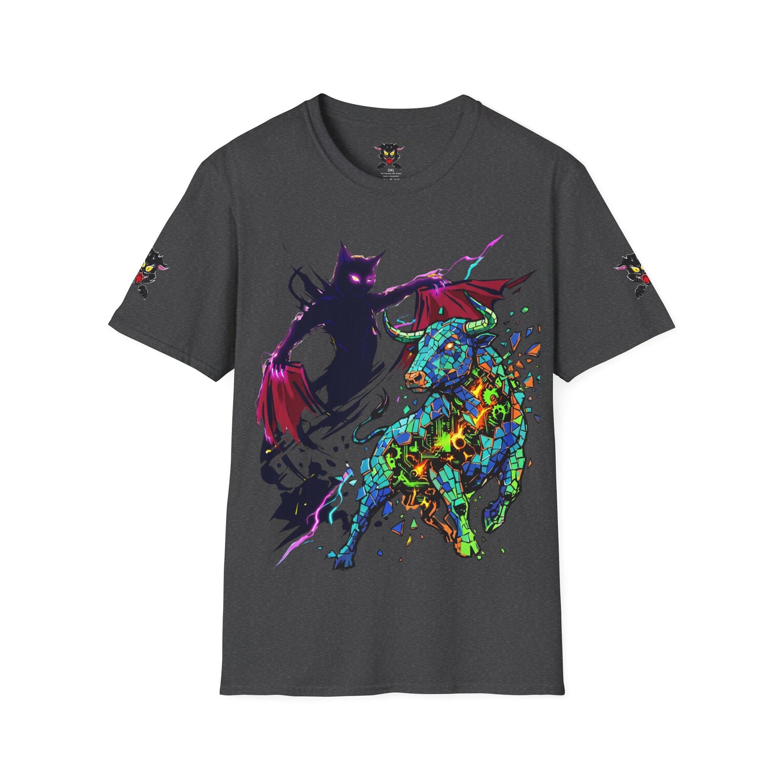 El Gato Loco — Corrida 2077 | Camiseta Gráfica Cyberpunk Edición Limitada
