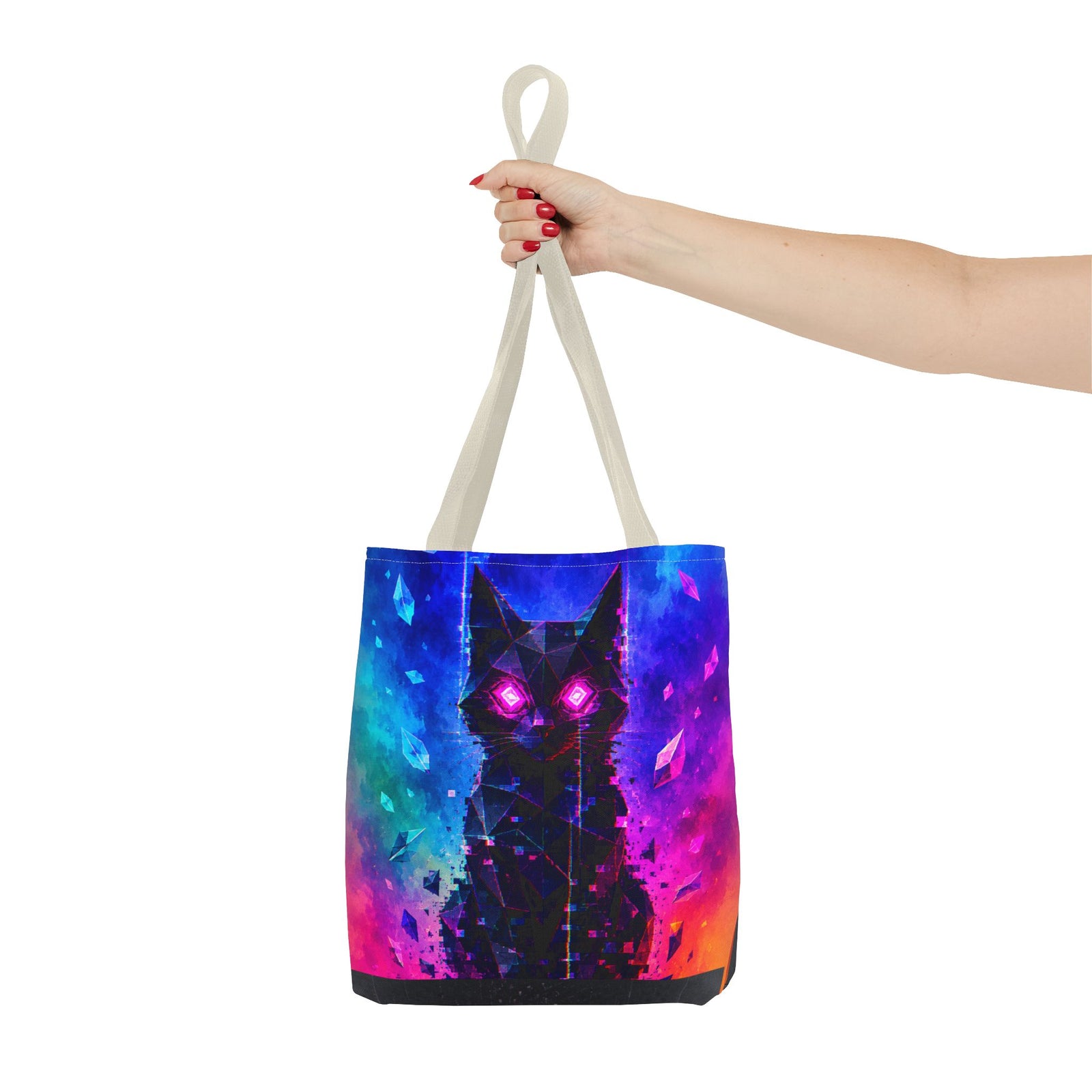 Mystic Neon Cat Tote