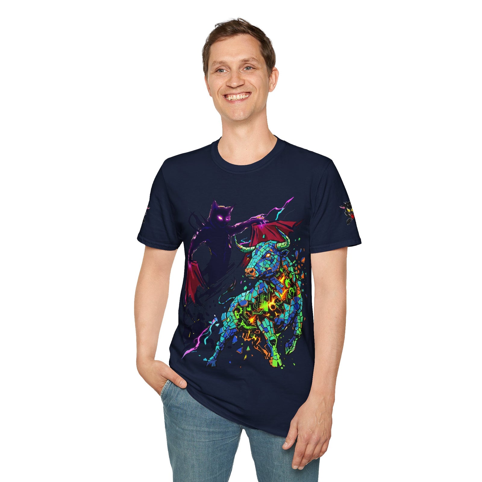 El Gato Loco — Corrida 2077 | Camiseta Gráfica Cyberpunk Edición Limitada