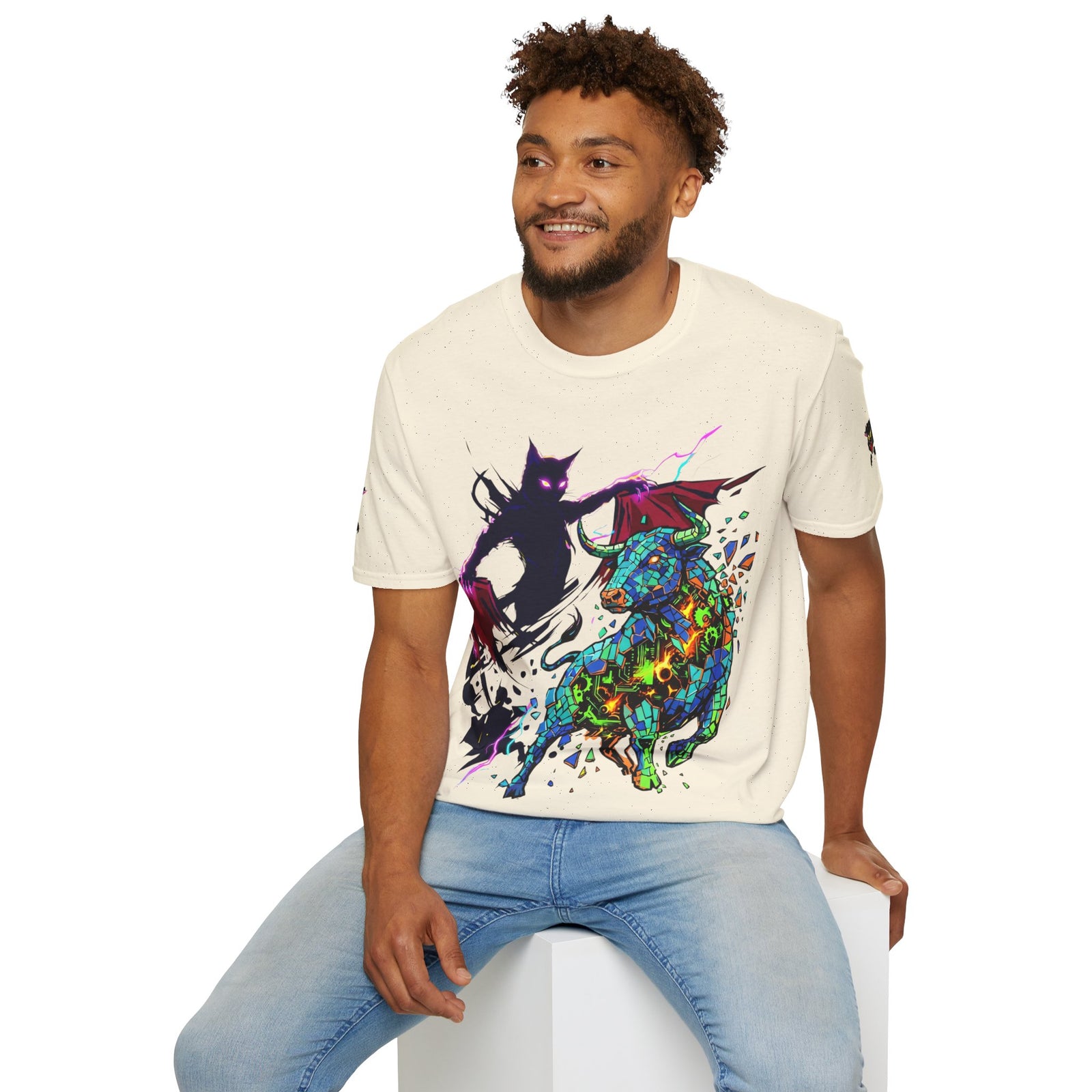 El Gato Loco — Corrida 2077 | Camiseta Gráfica Cyberpunk Edición Limitada