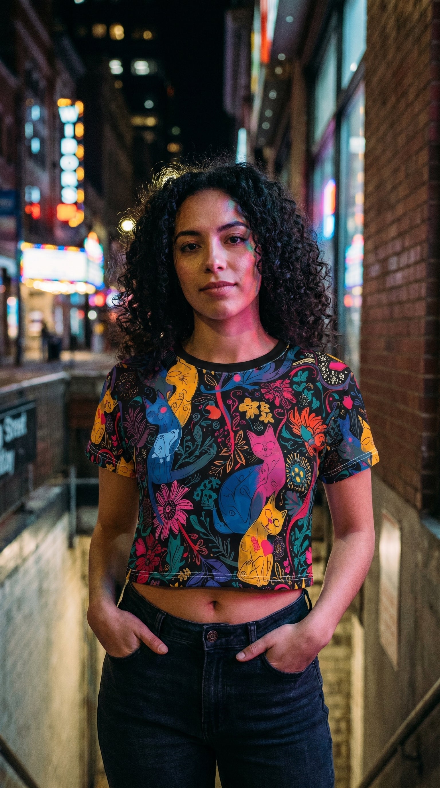 Jardín Salvaje — Crop Tee de Edición Limitada