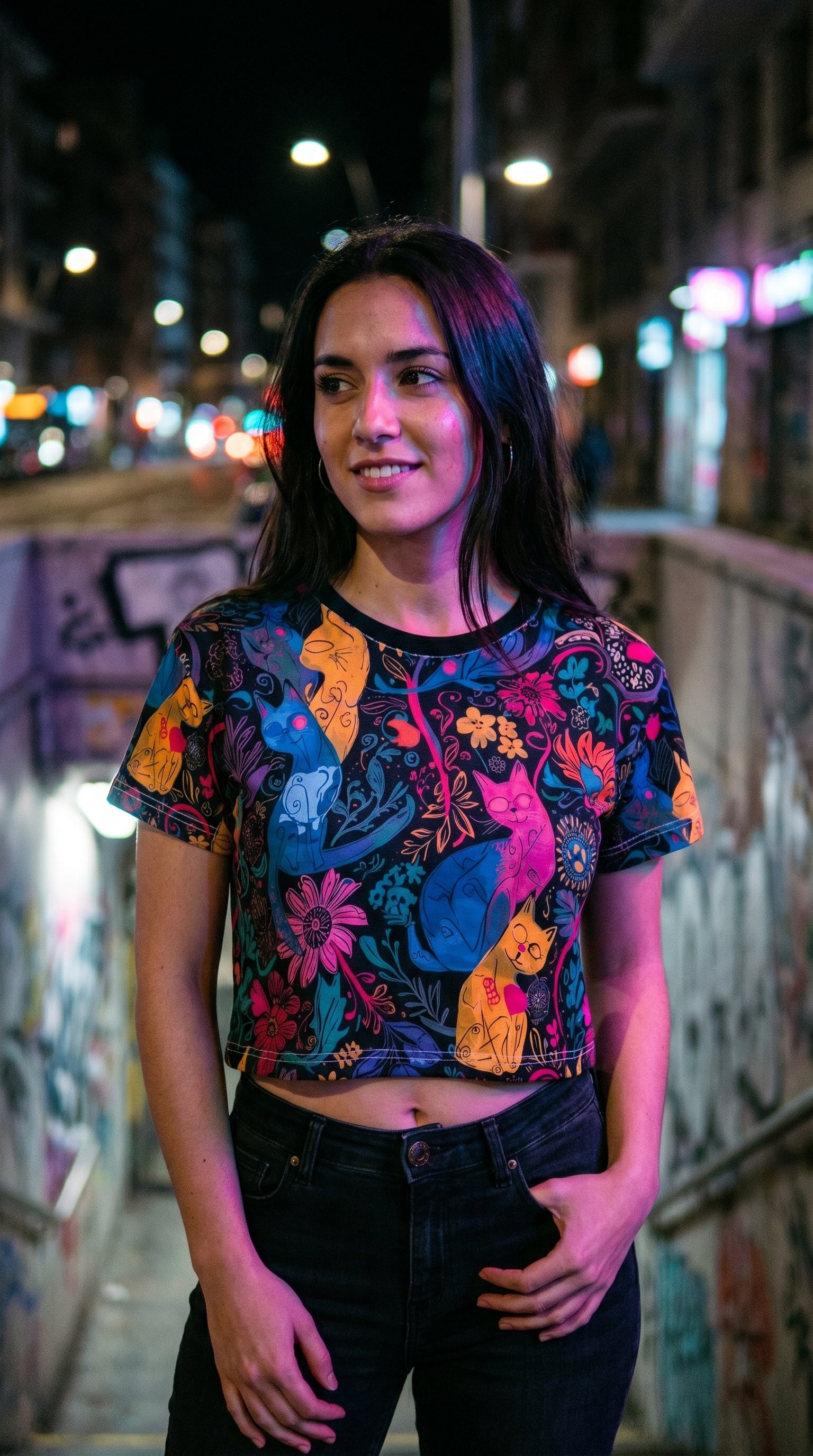 Jardín Salvaje — Crop Tee de Edición Limitada
